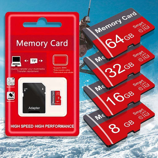 1 pza. Tarjeta de memoria 64GB 32GB 16GB con adaptador, tarjeta flash TF de alta velocidad 8GB 4GB 2GB 1GB, tarjeta TF de memoria A1 C10 para tableta/cámara/teléfono móvil/portátil/PC/audio de coche/consola de juegos/audio - ¡Almacena tus archivos... - Bisnazos.com - Las Mejores Ofertas del Mercado