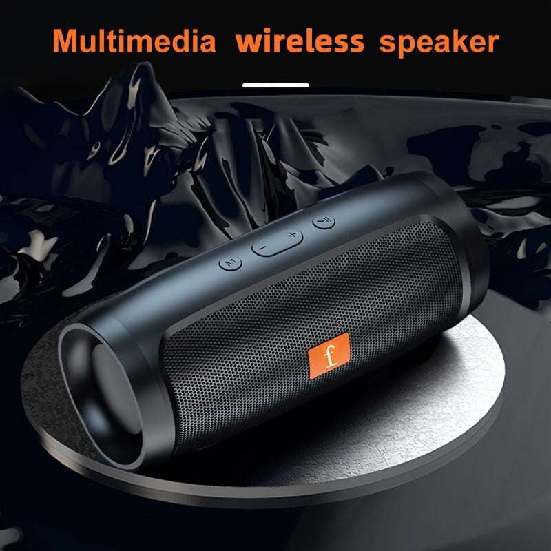 Altavoz Inalámbrico de Doble Canal para Exteriores J007, Negro - Conectividad Inalámbrica, Antigolpes, Recargable por USB, Batería de 800mAh, Puerto de Carga Tipo - C - Bisnazos.com - Las Mejores Ofertas del Mercado