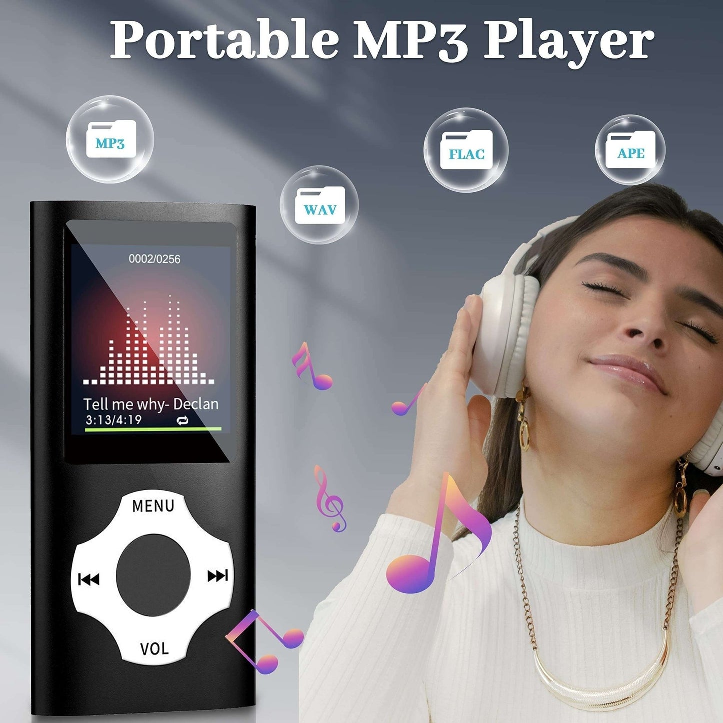 Reproductor MP3/MP4 de 4ª Generación de 32GB - Compatible con Música, Vídeo, Fotos, Radio FM, Grabación de Voz y E - Books con Auriculares y Cables USB Incluidos - Perfecto para Actividades al Aire Libre - Bisnazos.com - Las Mejores Ofertas del Mercado